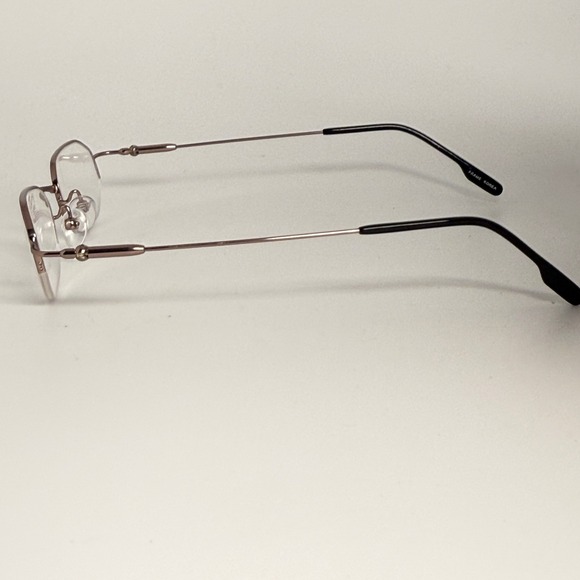 Alfred Sung Eyeglasses Frames Rose Gold‎ Half Rim Oval 180 Flex Temple Korea main image 6